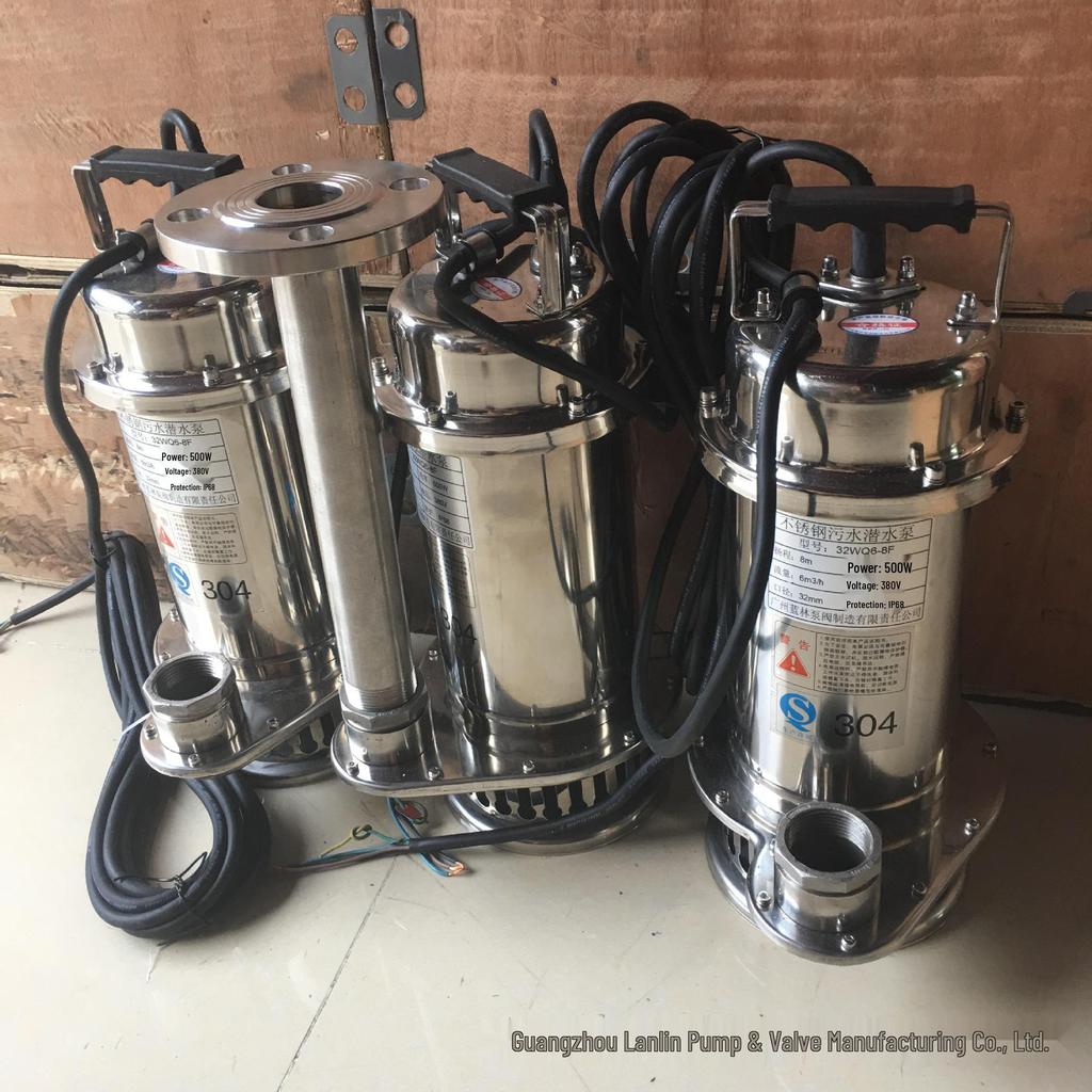 Stainless Steel Anti-Corrosion Clean Water Submersible Pump QDX 30-7-1.1kW