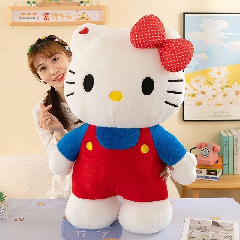 40 60 80cm Cute Cat Plush Toy Large Soft Fluffy Stuffed Doll Hugging Pillow Birthday Surprise Gift For Girls