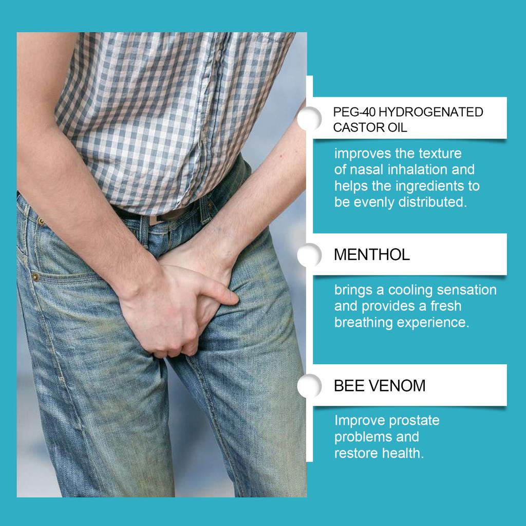 Prostate Health Nasal Inhalation Improves Prostate Health Stress Reduction Improves Male Vitality.1.8ml