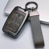 Чехол-брелок из цинкового сплава и кожи для автомобильного ключа Land Rover Range Rover Evoque Freelander Velar Discovery 4 Jaguar Xe Xj Xf Гитара