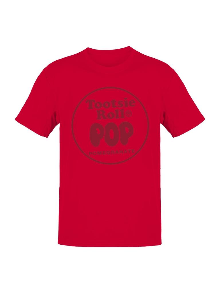 Officially Licensed Tootsie Roll Tootsie Roll Pomegranate Pop Mens T-shirt