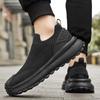 Модные Слипоны Мужские Спортивные Кроссовки Черные Низкие Унисекс Оригинальные Предложения Летняя Распродажа Тренд 2025 Для Прогулок На Открытом Воздухе Широкие Мужские Повседневные Кроссовки