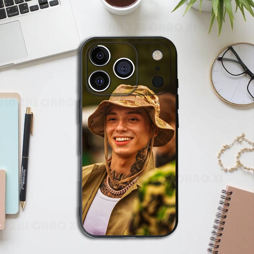 Чехол для телефона рэпера Central Cee Черный Для IPhone 17 16 15 14 13 12 13 12 11 Pro Max Plus XS XR Силиконовый Мягкая Задняя Крышка