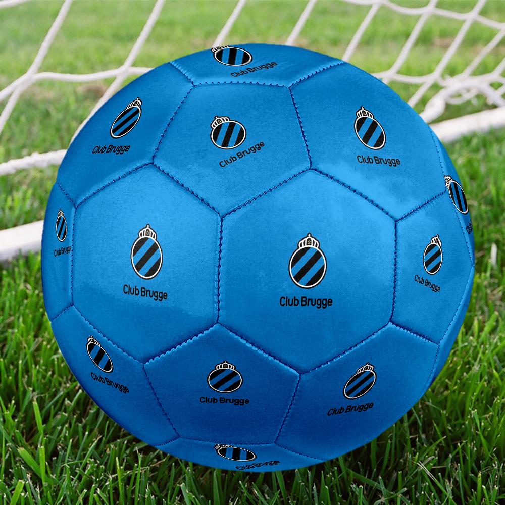 Club Brugge KVIndoor Soccer Ball Colorful All Ages Machine Stitched PVC Competition Ready Durable High-Bounce