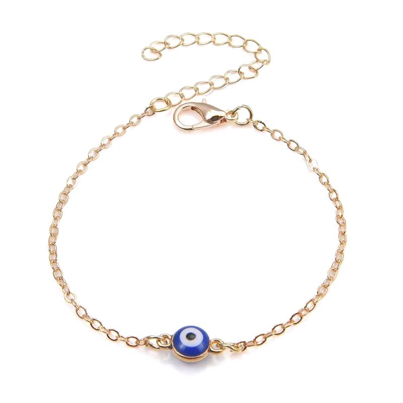 Благословенный браслет от сглаза для женщин, счастливый медный браслет на запястье с глазом дьявола, подарок, ювелирное изделие в подарок
