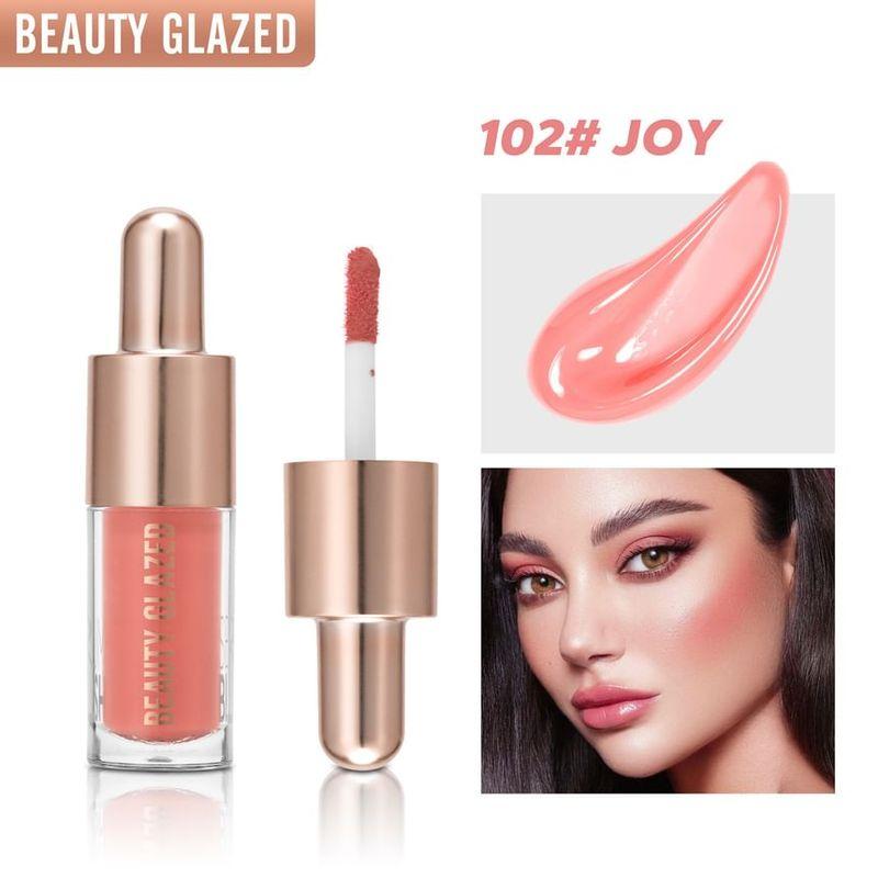 BEAUTY GLAZED - Натуральные Розовые Жидкие Румяна - 3 Цвета