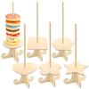 Wooden Doughnut Holder Dessert Display Rack Dim Sum Bread Sales Rack Donut Stand Birthday Party Wedding Table Decoration