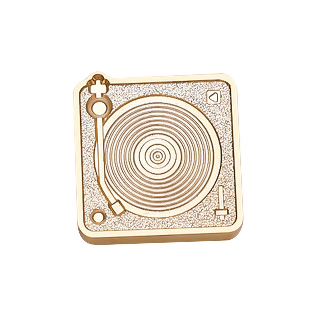 Печать из сургуча для запечатывания конвертов, приглашений, для DIY скрапбукинга, на музыкальную тематику, сменная головка для сургучной печати