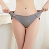 Trendy Panties Solid Color Lightweight Soft