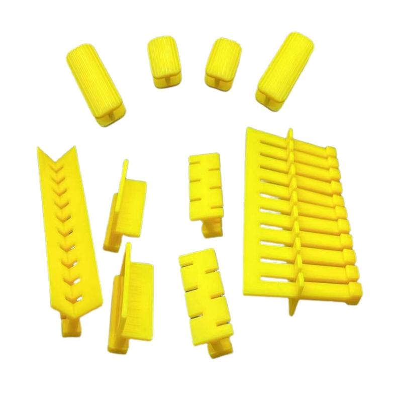 Инструмент для ремонта повреждений автомобиля, 90-градусные клеевые вкладки, съемник вмятин, длинные нейлоновые вкладки, удаление длинных вмятин