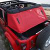 Car Rear Trunk Sunshade Mesh Sunscreen Cover for Jeep Wrangler JK 4-Door Version Exterior Accessories, UV Protection