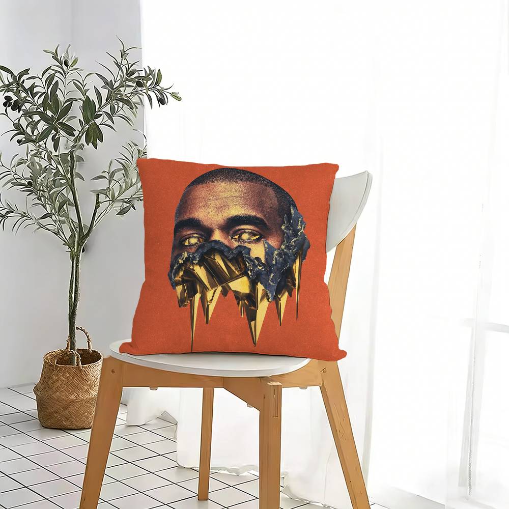 Kanye West Ye Funny Pillow Case Pattern Printed Pillowcase For Living Room Sofa Cushion Cover