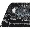 Palace X Lotties Collab расписанная вручную цветочная куртка унисекс верхняя одежда черного цвета P20JK002