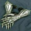 Medieval Pair of Gloves with Knight Armor Accents Crusader Gauntlets