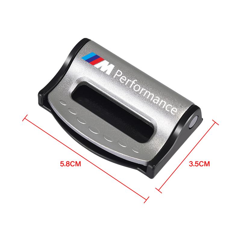 2 шт. Зажим для пряжки ремня безопасности автомобиля, стопор ремня безопасности, регулировочный зажим для BMW M E34 E36 E60 E90 E46 E39 E70 F10 F20 F30 X5 X6 X1 M3 M5 M6 E71 F01 F87