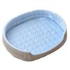 Summer Cooling Pet Cat Bed Cushion Ice Pad Non-slip Dog Sleeping Elliptical Shape Mat for Puppy Dogs Cats Pet Kennel