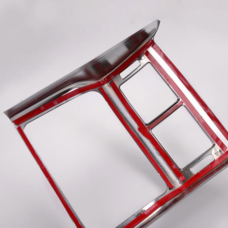 Стайлинг автомобиля, внутренний подлокотник, задний кондиционер, вентиляционное отверстие, рамка, крышка, наклейка, подходит для автомобиля Jaguar XE X760 XF