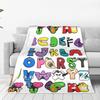 Одеяло-покрывало Alphabet Lore Флис Буквы Теплое Плед для Спальни Дивана Спальни Квилт