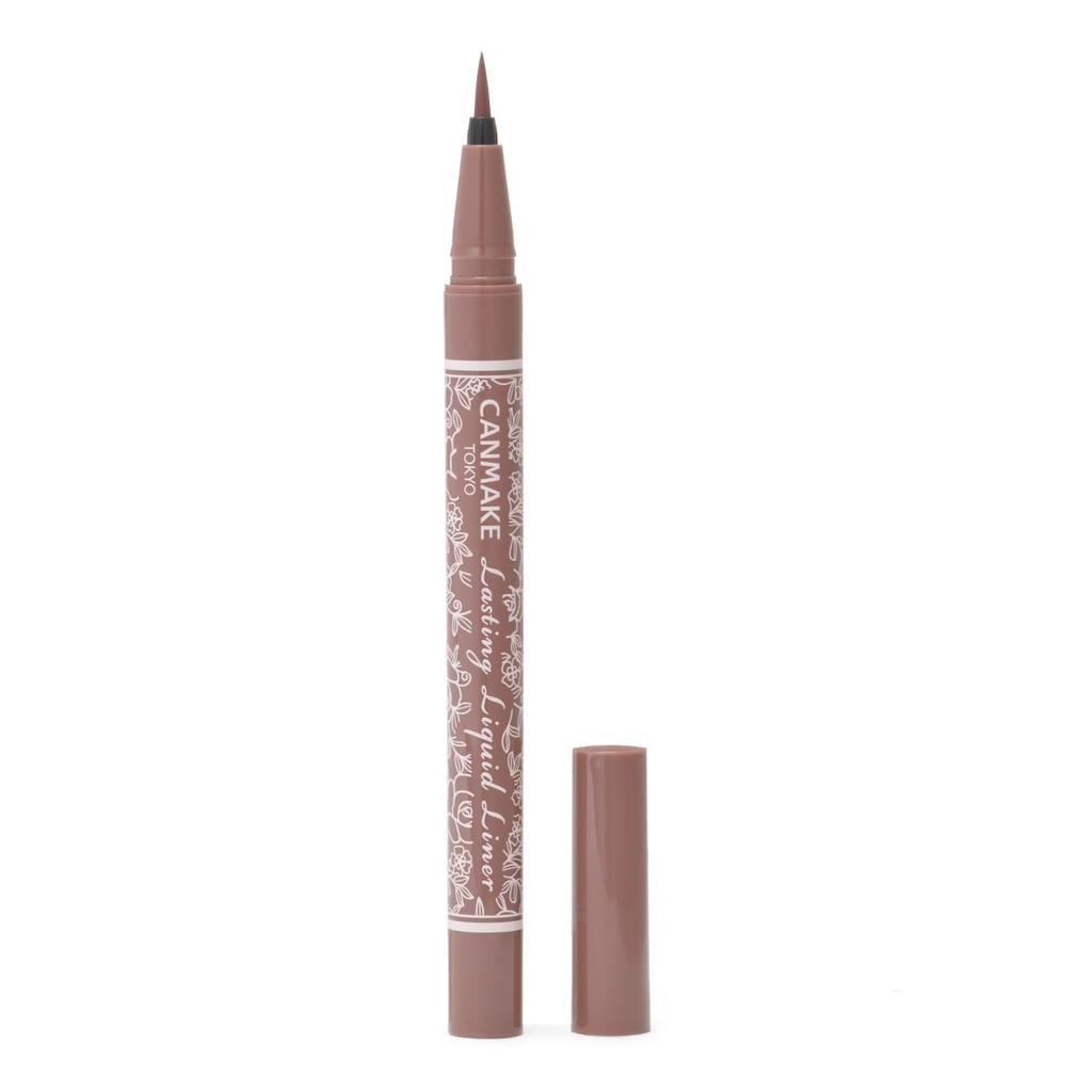 Canmake Lasting Liquid Liner 08 Коричневый бордовый 0,5 мл Жидкая подводка для глаз Очень тонкая кисть Быстросохнущая горячая вода Выкл.