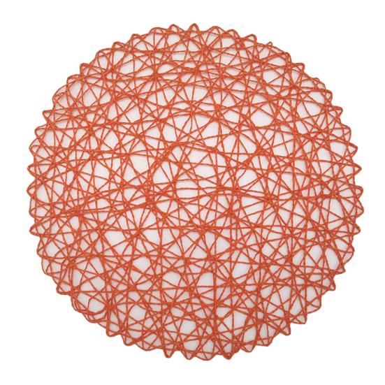 Table Mat Environmentally Friendly for Home Round Non-Slip Heat Insulation Round Coaster Stylish Anti-slip Tight Woven CLE