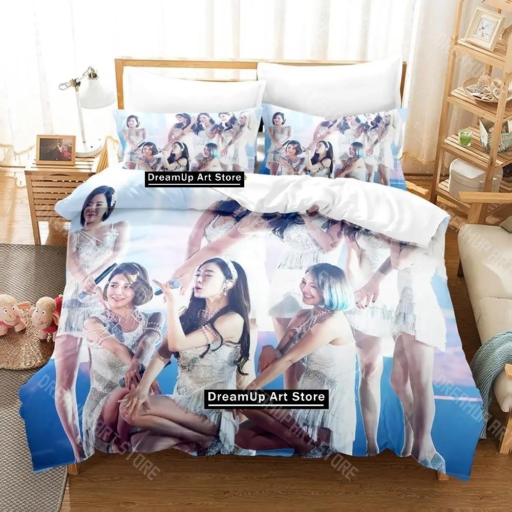3D Печатный Комплект Постельного Белья KPOP Поколение для Девочек Мальчиков Подростков Двуспальное Полуторное Евро Размер Пододеяльник Наволочка