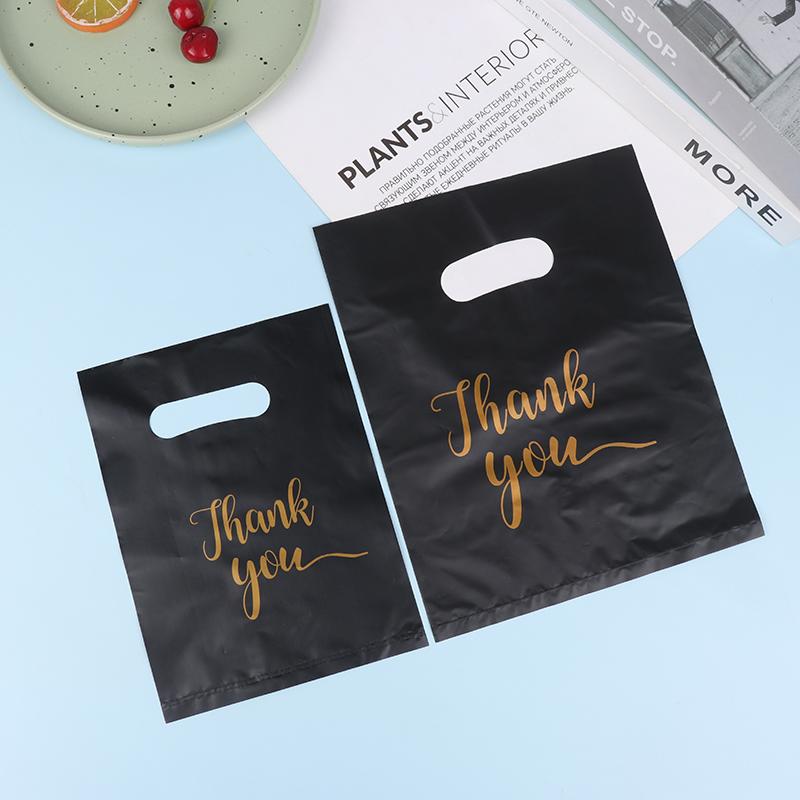 100 шт. Мини Пластиковые Подарочные Пакеты Спасибо Свадебные Пакеты для Конфет Пакеты для Покупок Праздничное Украшение Свадьба День Рождения