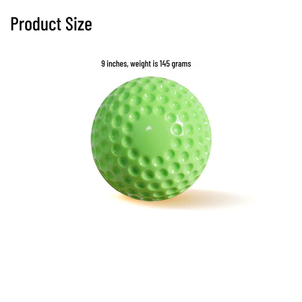 PU Solid Dimple Training Balls for Baseball & Softball - High-Quality, 9" & 12"