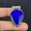 Lapis Lazuli Pendant Vintage Jewelry Real Gemstone Pendant 925 Sterling Silver Pendant Handmade Pendant Lapis Lazuli Jewelry Gifts for Women