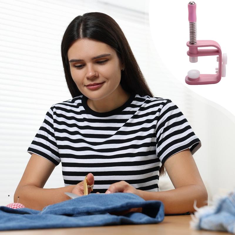 Инструмент для установки кнопок Эргономичный инструмент для ручной установки кнопок-защелок Инструменты для крепления кнопок для портных, дизайнеров, мастеров на все руки