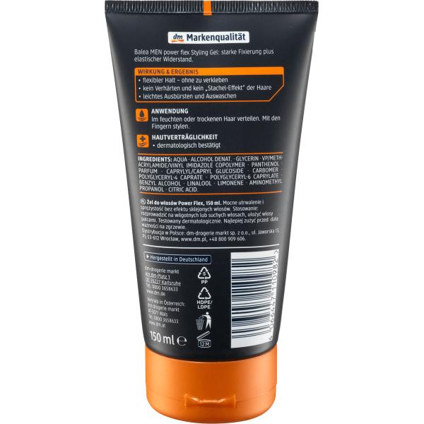 Balea MEN Balea Men Styling Gel Power Flex 3 150 мл