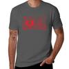 Cassette Tape (Red Lines) Analog Music TShirt Sporty Breathable Short Sleeve TShirt