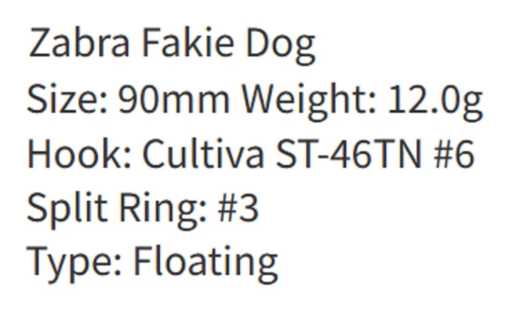 ZipBaits ZBL Fakie Dog 90мм Плавающий воблер 342 (0658)