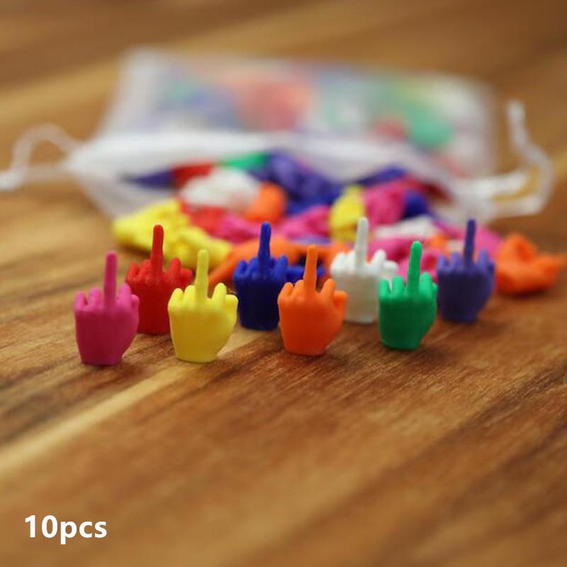 10/20 шт. 3D-печатная статуэтка-фигурка жеста пальцем, скульптура, фигурка жеста для настольного компьютера, домашнего декора
