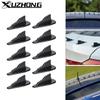 10pcs Universal Black EVO-Style Roof ABS Shark Fins Spoiler Wing Kit Vortex Generator SLJ-1014