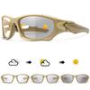 Photochromic Cycling Sunglasses Men Outdoor Sports Tactical Camouflage Goggles Vintage Driving Riding Fishing Windproof
