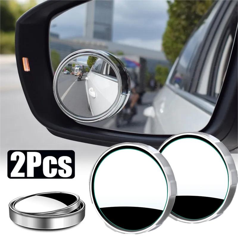 2Pcs 360 Degree Reversing Mirror Car Rear View Mirror Reversing Wide Angle Mirror For Mazda 2 3 6 Axela CX-5 CX-3 CX-7 Demio MS