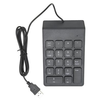 Цифровая клавиатура USB Mini 18 клавиш с цифровой панелью, подходит для настольных ПК и ноутбуков