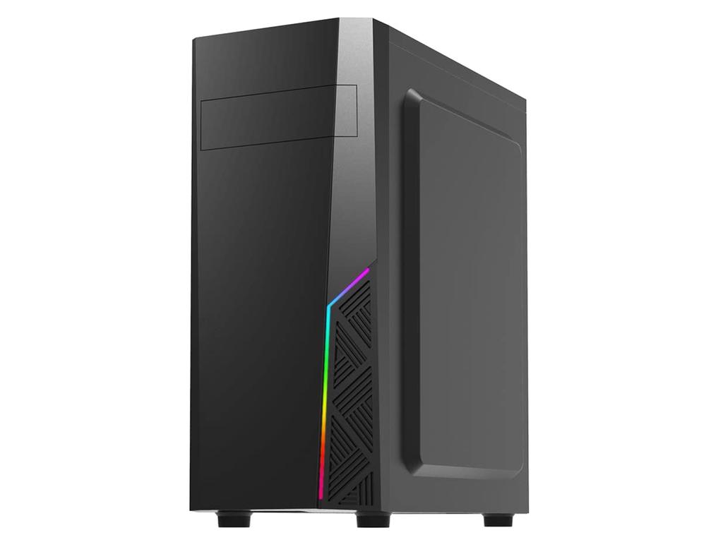 NEWLEAGUE Desktop Core 32GB 2TB Windows 11 WPS Office Mid Tower PC, I7-14700, Memory, SSD, Pro, Included, (T8 Black, 2000GB, 32GB) T8I714700-322T