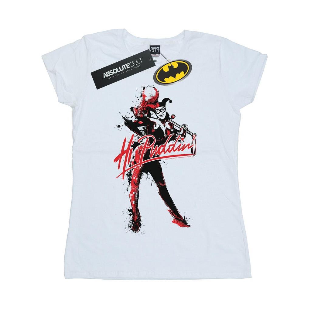 DC Comics Womens/Ladies Harley Quinn Hi Puddin Cotton T-Shirt