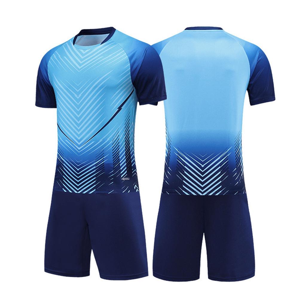 Спортивный костюм для взрослых и детей, шорты с короткими рукавами, спортивный тренировочный костюм