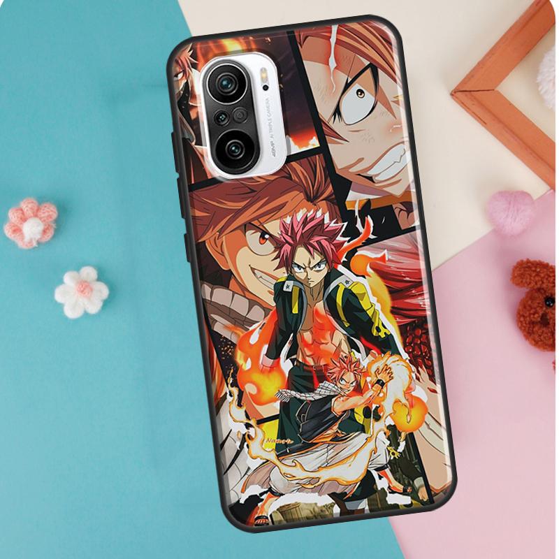 Чехол Fairy Tail Natsu для POCO F3 F1 F2 M3 M4 X4 Pro GT X3 Pro, чехол для Xiaomi Mi 11 Lite 12 X Mi 11T Pro