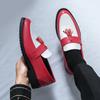 Fashion New Designer Pointed Mixed Colors Tassels Wedding Formal Leather Shoes For Men Casual Platform Loafers Homecoming Dress Footwear