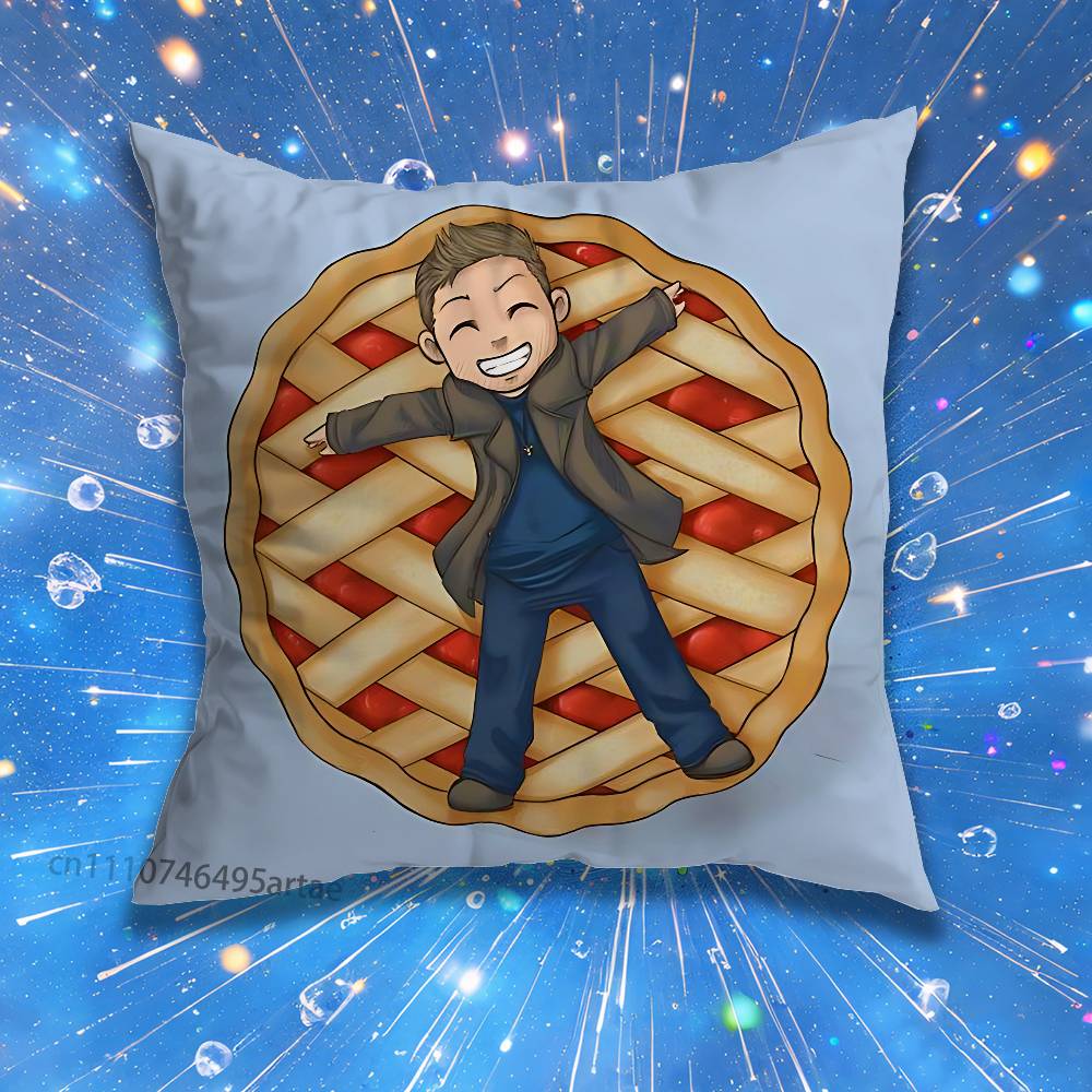 Jensen AAckles Dean WWinchester Pillow Case For Home Bedroom Car Office Decoration Living Room Sofa Cushion Cover Suitable
