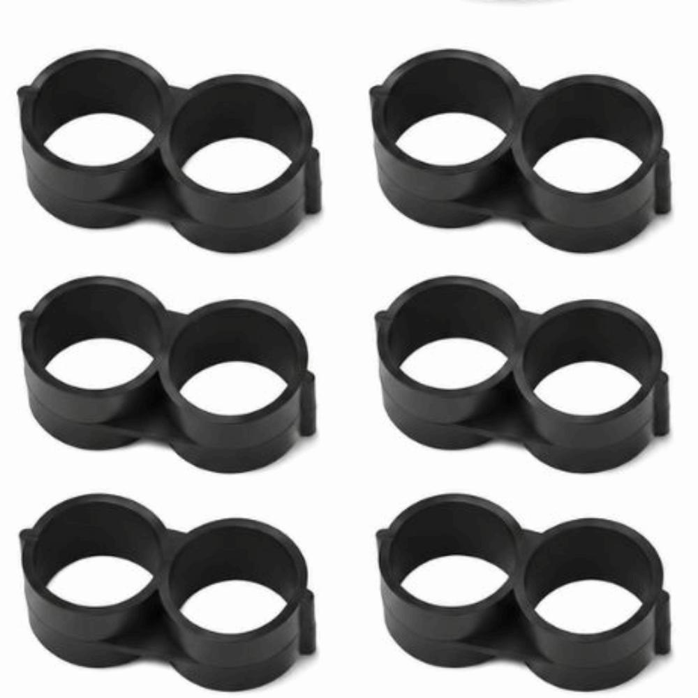 100Pcs Black Drip Tubing End Closure for 16 Mm OD Tubing Irrigation Tube End Fitting Lawn Watering