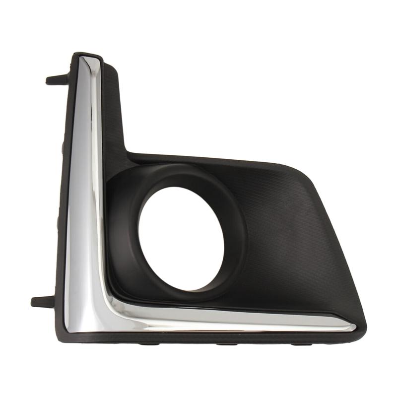 Fog Lamp Foglight Bezel Frame Cover Front Fog Light Cap Hood Lid For Subaru XV Crosstrek 2016 2017 Car Chrome Trim