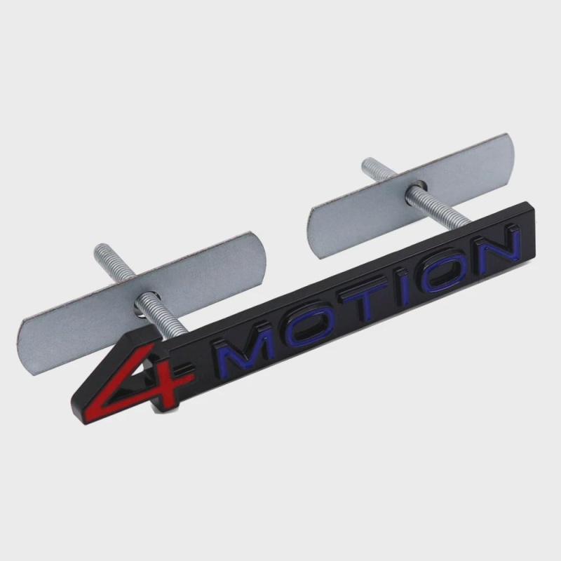 Металлическая эмблема передней решетки автомобиля 4MOTION для Passat Touareg Golf Tiguan Polo, автомобильный значок, наклейка, внешние аксессуары