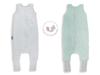 Reversible Sleeping Bag With Legs S (1-2 Years) Melange Mint