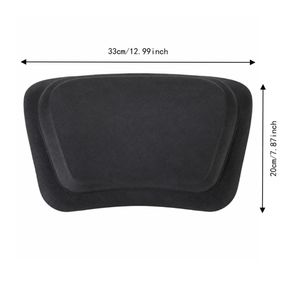 PU Bath Pillow With Suction Cups Neck Rest Pillow Comfortable Bath Cushion Bathtub Use