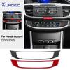 Для Honda Accord 2013 2014 2015 2016 2017 Настоящая Мягкая Наклейка из Углеродного Волокна LHD RHD Автомобильный Переключатель Кондиционера Аксессуары для Интерьера