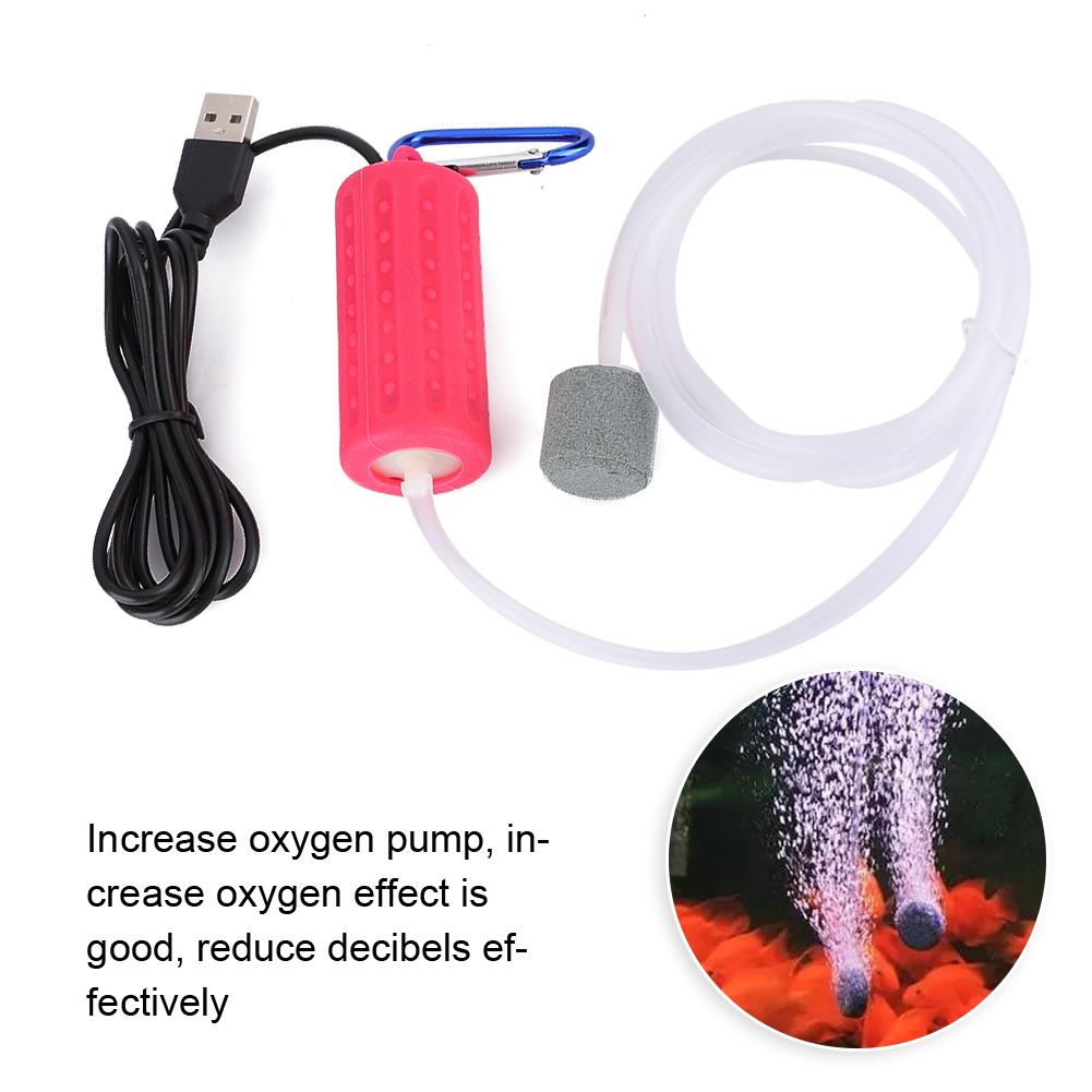 USB Charging Increase Oxygen Pump Mute Work Equipment for Fish Tank AquariumUSB Air Pump
